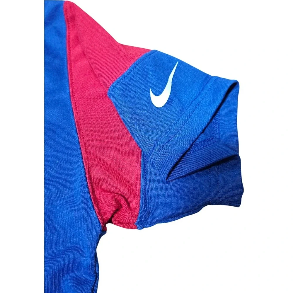 Nike NFL New York Giants Dri-FIT‎ V-Neck Tee Womens Large Football Fan Gear